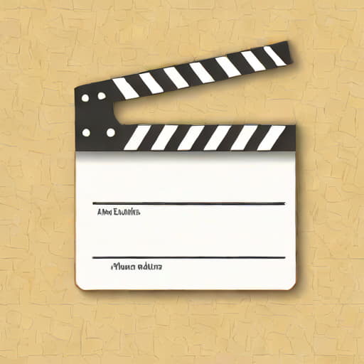How To Make A Clapperboard With Paper