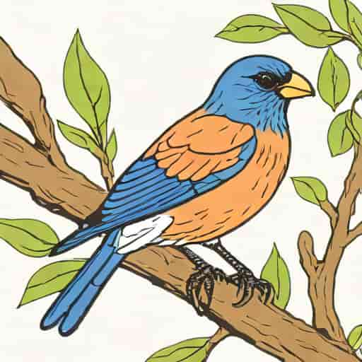 Immature Blue Grosbeak