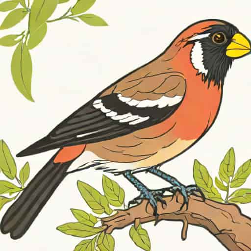 Immature Male Grosbeak