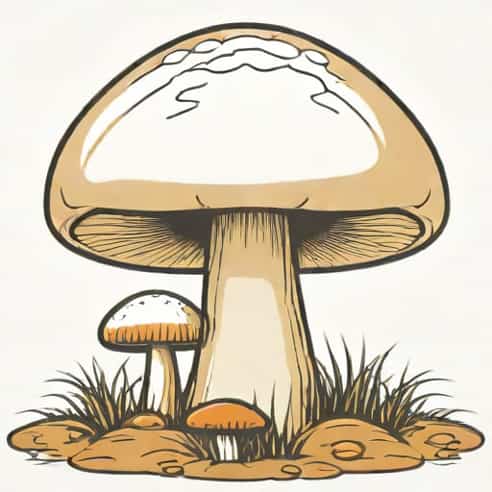 Inside Of Puffball Mushroom