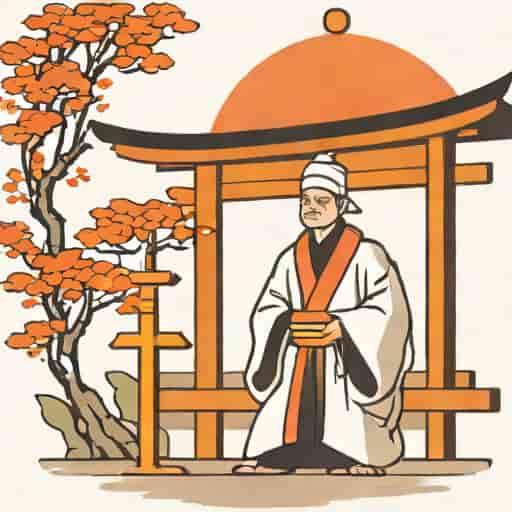 Japanese Shinto Priest