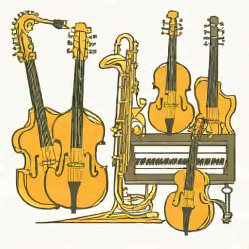 Jazz Quintet Instruments