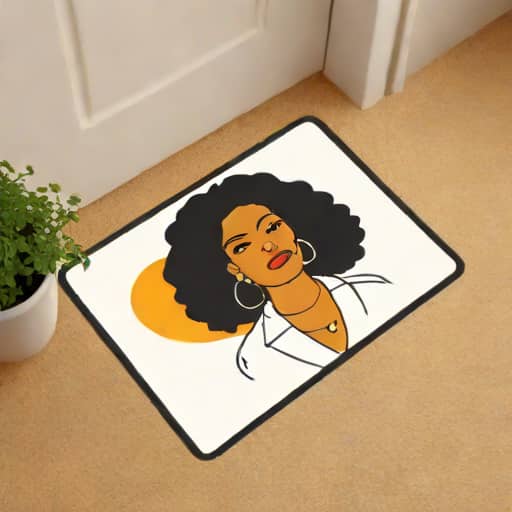 Joseline Ho Why Is You Here Doormat