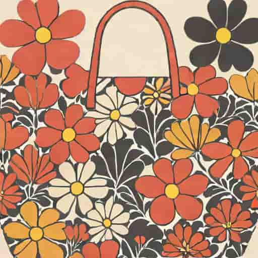 Kate Spade Flower Jacquard Medium Tote