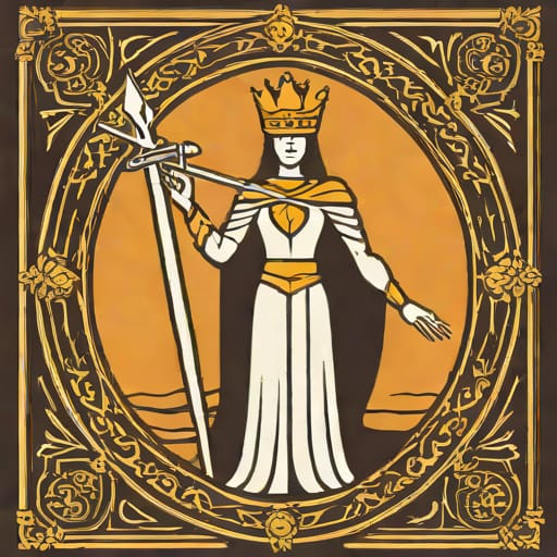 King Of Swords And High Priestess