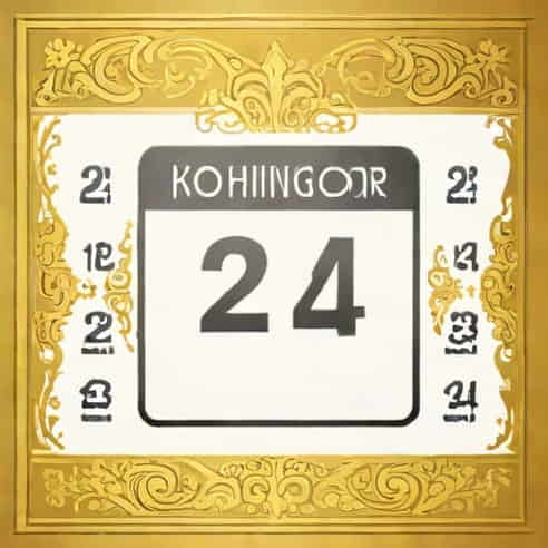 Kohinoor Calendar 2024 November