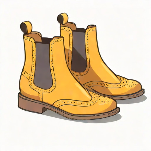 Ladies Brogue Chelsea Boots Uk