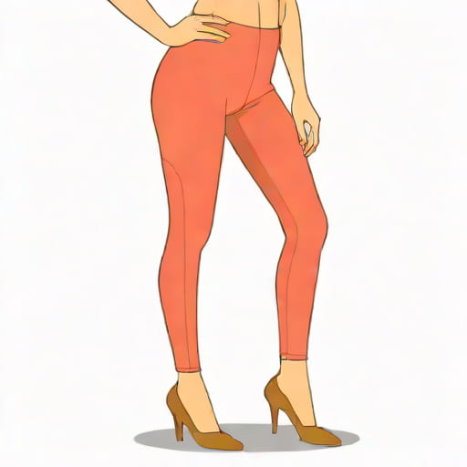 Ladies Ribbed Leggings
