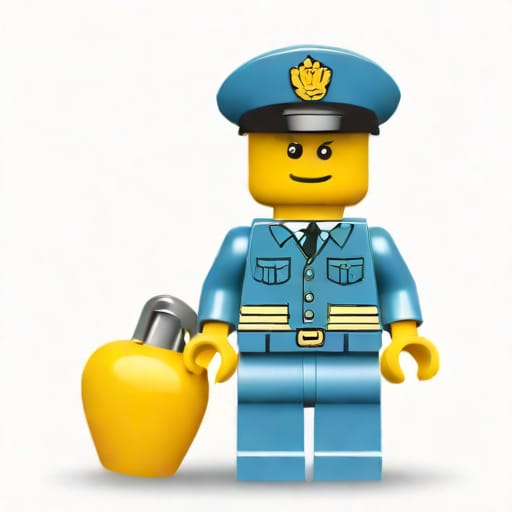 Lego Policeman Minifigure