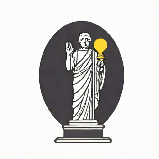Light Dispelling Darkness Statue Edison Photos