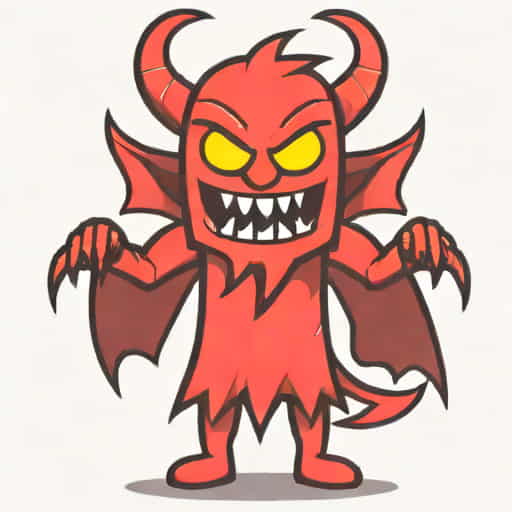 Light Up Devilish Demon Costume