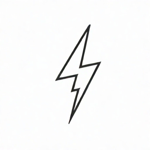 Lightning Bolt Symbol