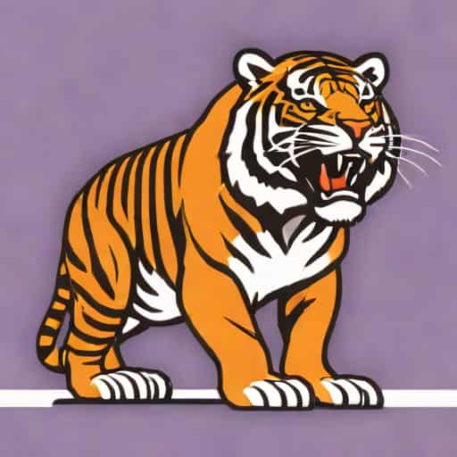 Lsu Tiger On Sideline