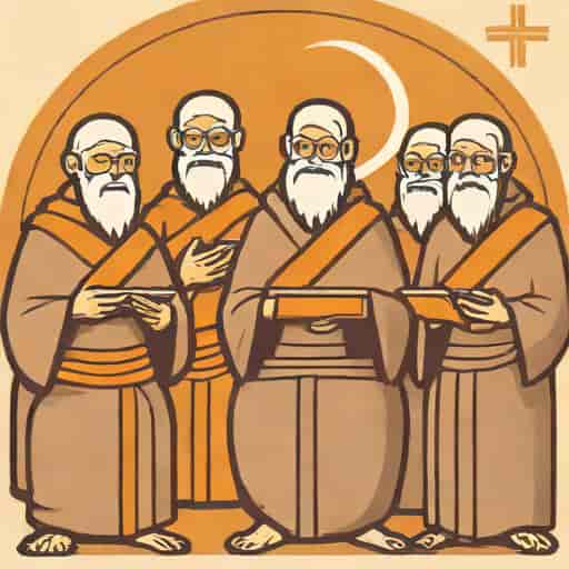 Monks Singing Gregorian Chant