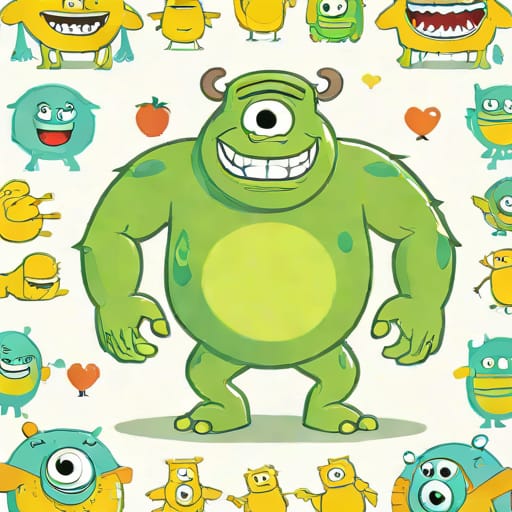 Monsters Inc Work Out That Flab