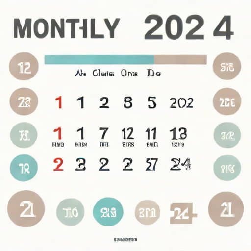 Monthly Calendar 2024 Printable
