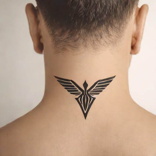Name Tattooed On Neck