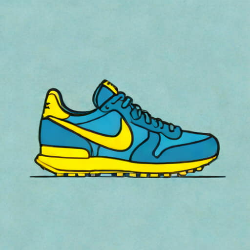 Nike Internationalist Men'S Blue Yellow