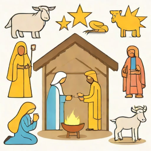 Outdoor Nativity Set Clearance