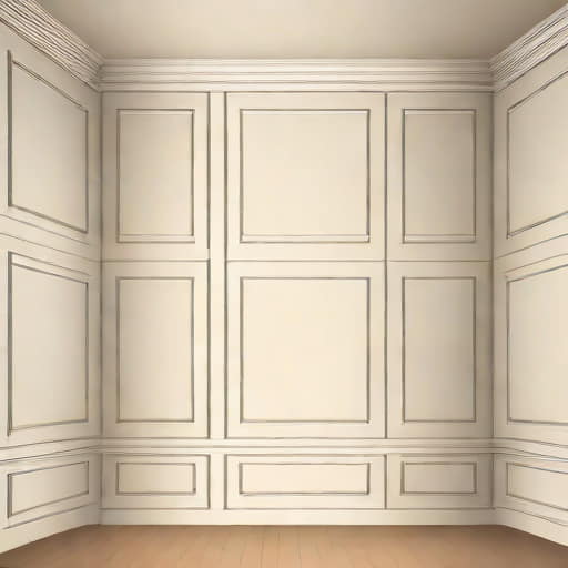 Overlapping Wainscot Interior Paneling Kit