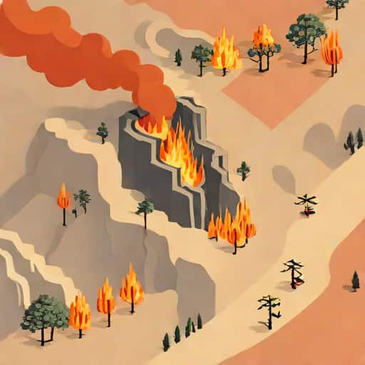 Palisades Fire Aerial View