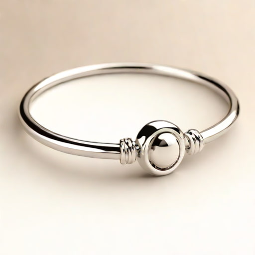 Pandora Moments Encircled Clasp Bangle