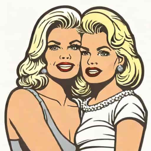 Picture Of Jayne Mansfield And Her Daughter