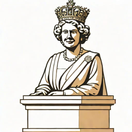 Queen Elizabeth Ii Memorial Statue