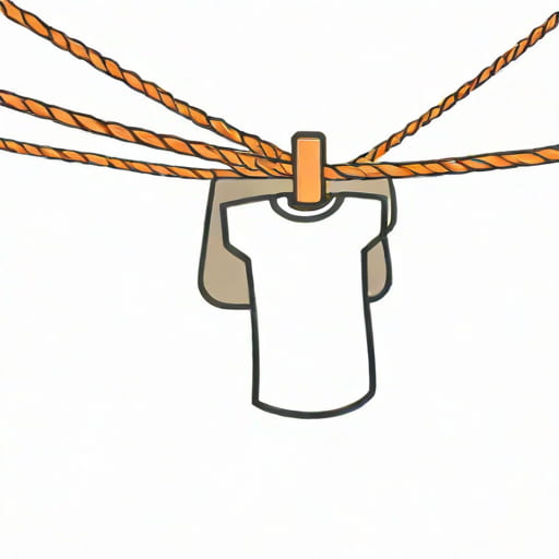 Removable Clothesline Rope