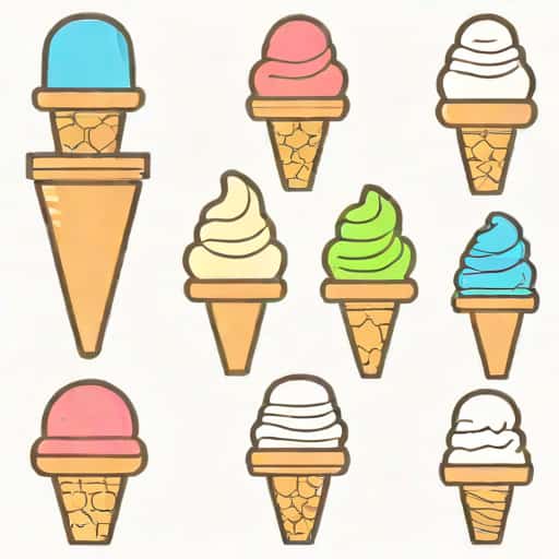 Rollick Ice Cream List