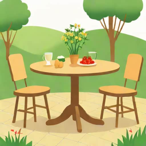Round Table Guinevere'S Garden Delight