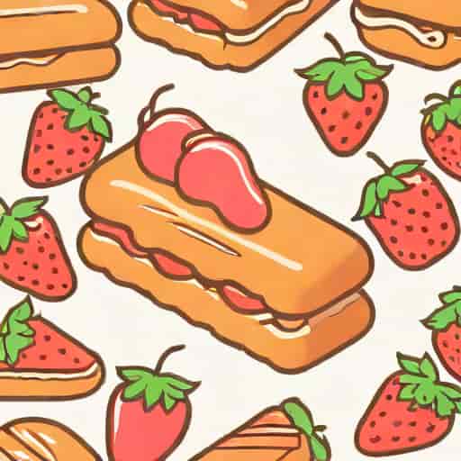 Strawberry Eclair Ice Cream Bar