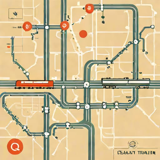 The Q Train Map Drysdale