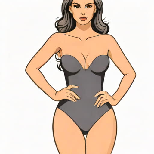 U Plunge Backless Strapless Bodysuit
