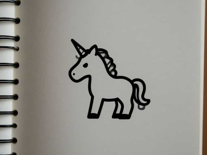 Unicorn Diary With Pen