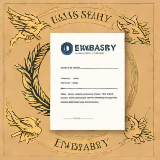 Us Embassy Notary Acknowledgment Form
