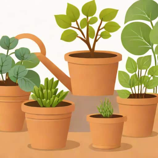 Using Terracotta Pots To Water Garden
