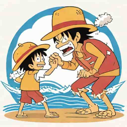 Uta Trying To Kill Luffy