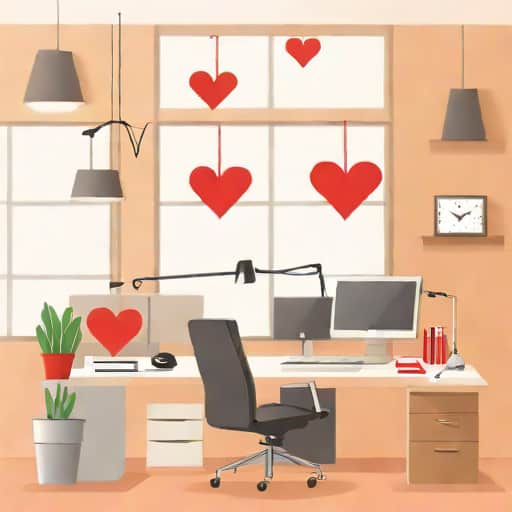 Valentine Day Office Cubicle Decorations