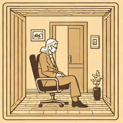 Varo Woman Leaving The Psychoanalyst