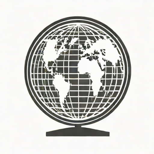 Vertical Imaginary Lines On The Globe Are