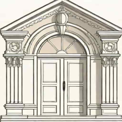 Victorian Door Pediment