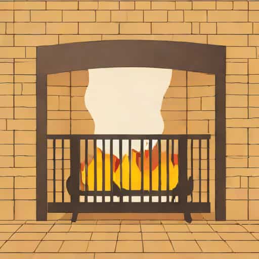Vintage Fireplace Grate