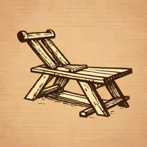 Vintage Wooden Teeter Totter