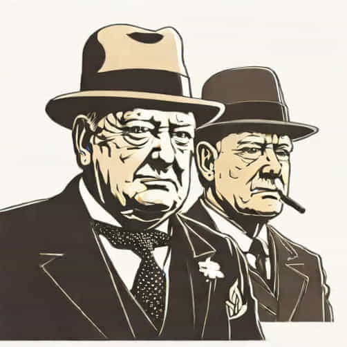 Winston Churchill And Crosscurrent