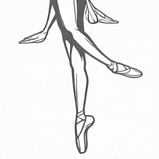 X Ray Of Ballerina En Pointe