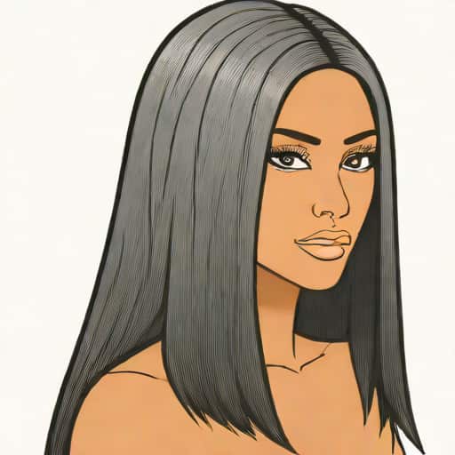 Yaki Straight V Part Wig