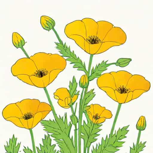 Yellow Californian Poppy