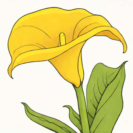 Yellow Calla Georgia O Keeffe