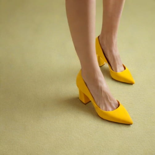 Yellow Kurt Geiger Shoes